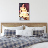 Amedeo Modigliani - Zittende vrouw Canvas Afdruk (Insitu (Slaapkamer))