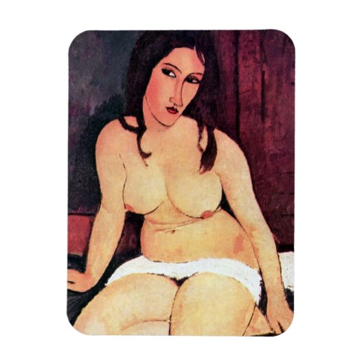 Amedeo Modigliani - Zittende vrouw Magneet (Verticaal)