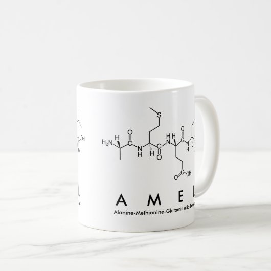 Amel peptide name mok (Voorkant rechts)