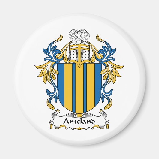 Ameland Family Crest Magneet (Voorkant)