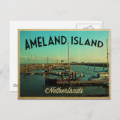 Ameland Island Briefkaart (Voorkant / Achterkant)