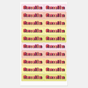 Amelia baby meisjesnaam cadeau kleding labels