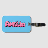 Amelia Bagagelabel (Voorkant (horizontaal))