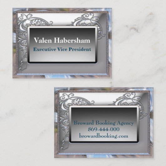 Amelia Beauful Elegance Visitekaartje (Voorkant / Achterkant)