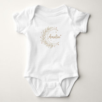 Amelia Custom Naam Baby Body - Elegante Celesti Romper
