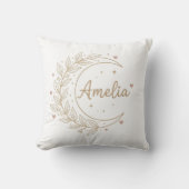Amelia Decorative Pillow - Elegant Celestial Moon  Kussen (Voorkant)