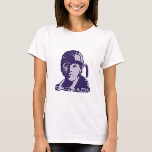Amelia Earhart - 2 T-shirt (Voorkant)