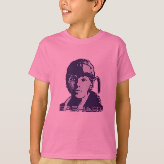 Amelia Earhart - 2 T-shirt (Voorkant)