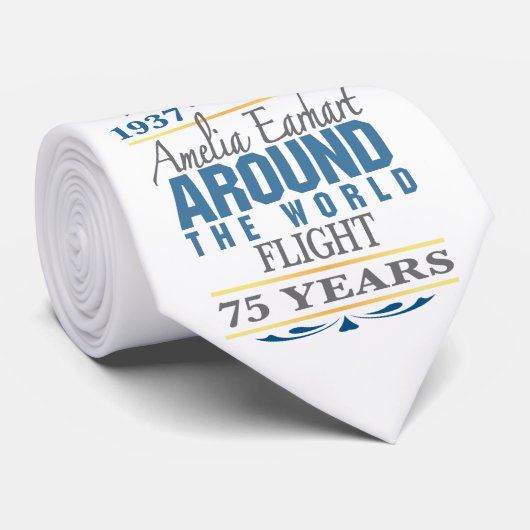 Amelia Earhart 75 Year Anniversary Stropdas (Opgerold)