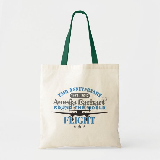 Amelia Earhart 75 Year Anniversary Tote Bag (Voorkant)