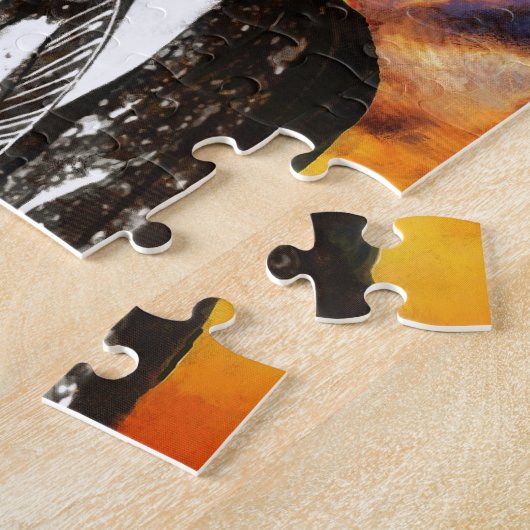 Amelia Earhart Artwork Legpuzzel (Zijkant)