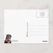 Amelia Earhart Briefkaart (Achterkant)