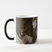 Amelia Earhart Candid Airplane Cockpit Foto 1937 Magische Mok (Links)