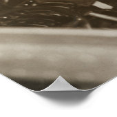 Amelia Earhart Candid Airplane Cockpit Foto 1937 Poster (Hoek)