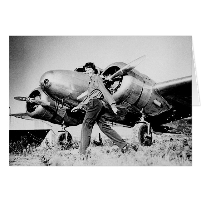  Amelia Earhart Foto (Voorkant Horizontaal)