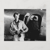 Amelia Earhart Foto Briefkaart (Voorkant)