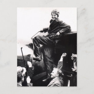  Amelia Earhart Foto Briefkaart