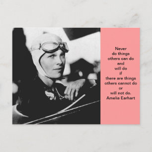  Amelia Earhart Foto Briefkaart