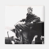  Amelia Earhart Foto Magneet (Voorkant)