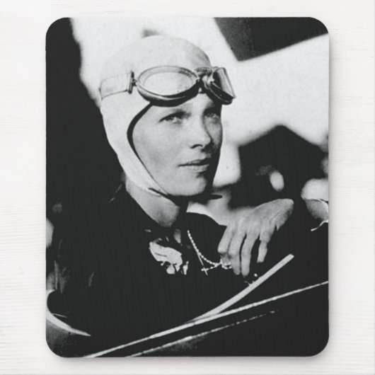  Amelia Earhart Foto Muismat (Voorkant)