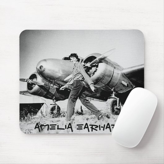  Amelia Earhart Foto Muismat (Met muis)