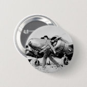  Amelia Earhart Foto Ronde Button 5,7 Cm (Voorkant /achterkant)