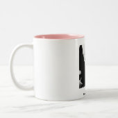 Amelia Earhart Foto Tweekleurige Koffiemok (Links)