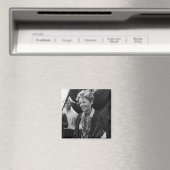 Amelia Earhart Fotoportret Magneet (Insitu (Vaatwasser))