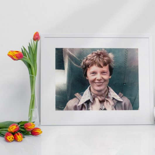 Amelia Earhart Haar Lockheed Model 10-E Electra Poster