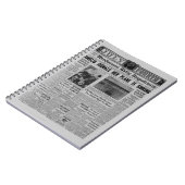 Amelia Earhart  krantenverhaal Notitieboek (Linkerzijde)