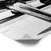 Amelia Earhart Lockheed Electra C 1937 B & W Poste Poster (Hoek)