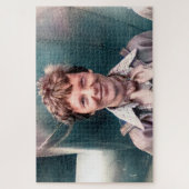 Amelia Earhart Lockheed Electra C 1937 Colorized Legpuzzel (Verticaal)