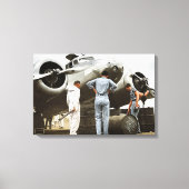 Amelia Earhart Lockheed Model 10 Electra 1937 Canvas Afdruk (Voorkant)