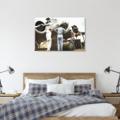 Amelia Earhart Lockheed Model 10 Electra 1937 Over Canvas Afdruk (Insitu (Slaapkamer))