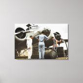 Amelia Earhart Lockheed Model 10 Electra 1937 Over Canvas Afdruk (Voorkant)