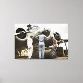 Amelia Earhart Lockheed Model 10 Electra 1937 Over Canvas Afdruk (Voorkant)