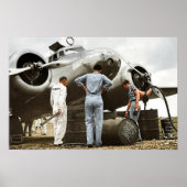 Amelia Earhart Lockheed Model 10 Electra 1937 Over Poster (Voorkant)