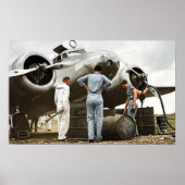 Amelia Earhart Lockheed Model 10 Electra 1937 Poster (Voorkant)