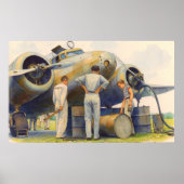 Amelia Earhart Lockheed Model 10 Electra 1937 Poster (Voorkant)