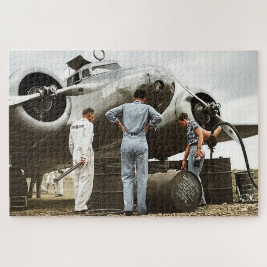 Amelia Earhart Lockheed Model 10 Electra 1937 Rest Legpuzzel (Horizontaal)