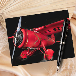 Amelia Earhart Lockheed Vega 5B Photo Aviation Briefkaart