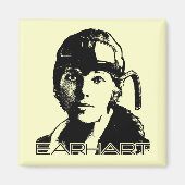 Amelia Earhart Magneet (Voorkant)