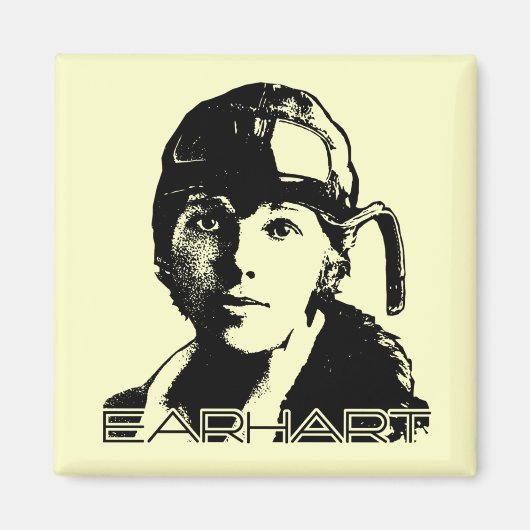 Amelia Earhart Magneet (Voorkant)