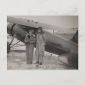 Amelia Earhart Photo Aviation Vintage Briefkaart (Voorkant)