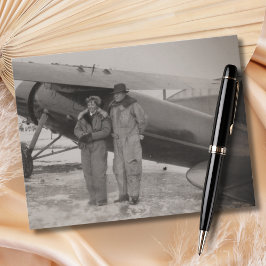 Amelia Earhart Photo Aviation Vintage Briefkaart