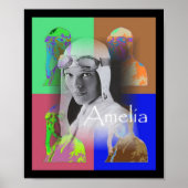 Amelia Earhart Poster (Voorkant)