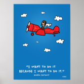 Amelia Earhart poster (Voorkant)