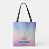 Amelia Earhart (schouder): Tote Bag (Achterkant)