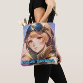 Amelia Earhart (schouder): Tote Bag (Dichtbij)