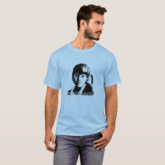 Amelia Earhart T-shirt (Voorkant volledig)